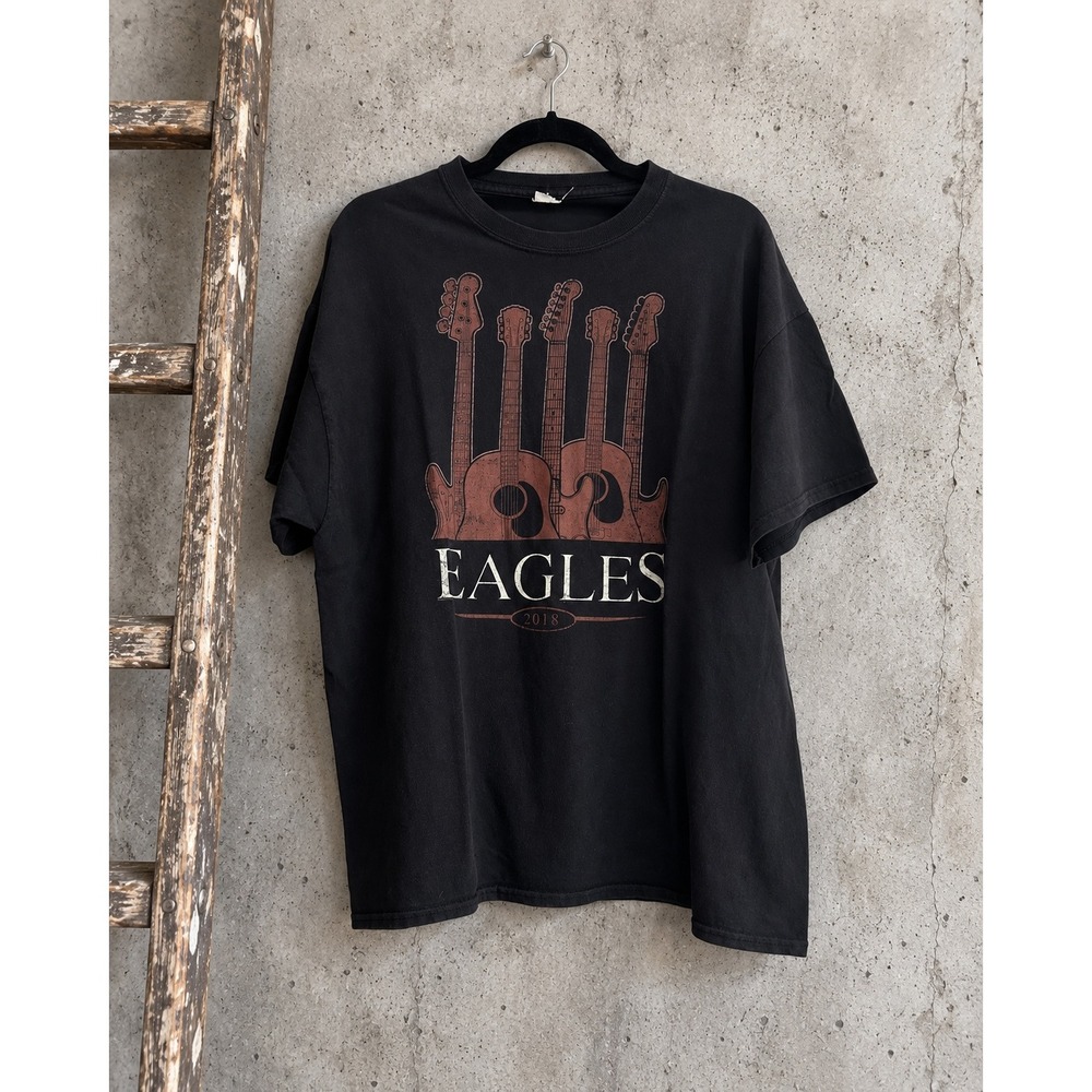 Eagles 2018 North American Tour T-Shirt Black Mens M Concert Graphic Tee Grunge